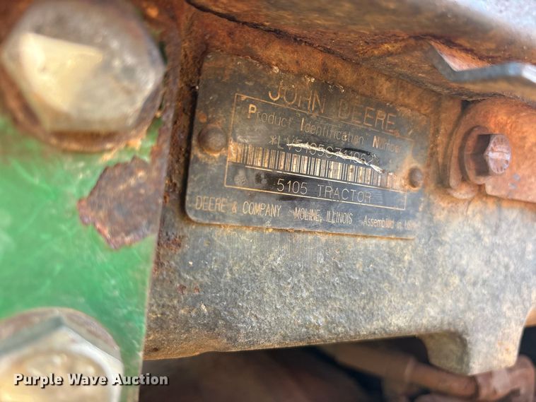 image for item YA5402 2006 John Deere 5105 MFWD tractor
