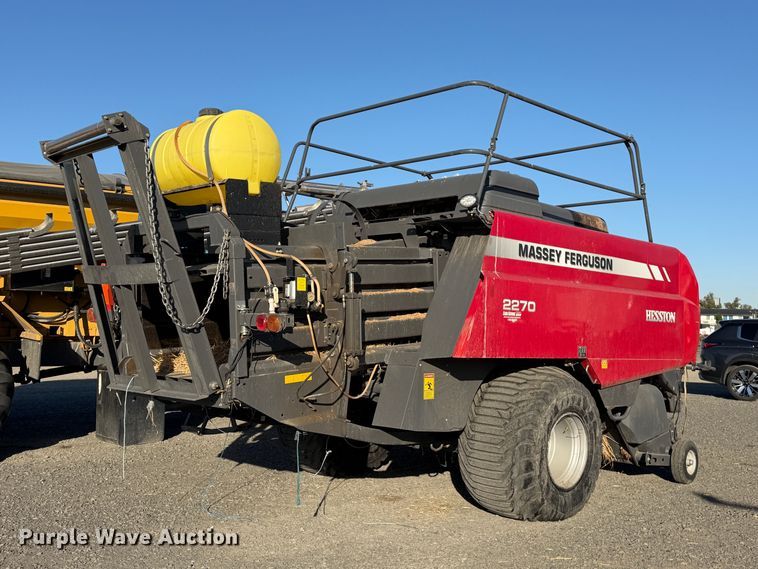 image for item YA5448 2016 Massey Ferguson 2270 large square baler
