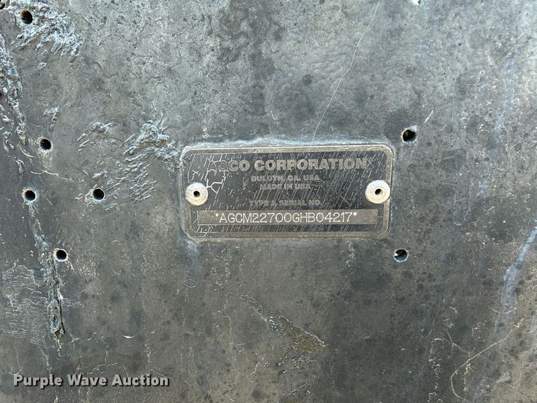image for item YA5448 2016 Massey Ferguson 2270 large square baler