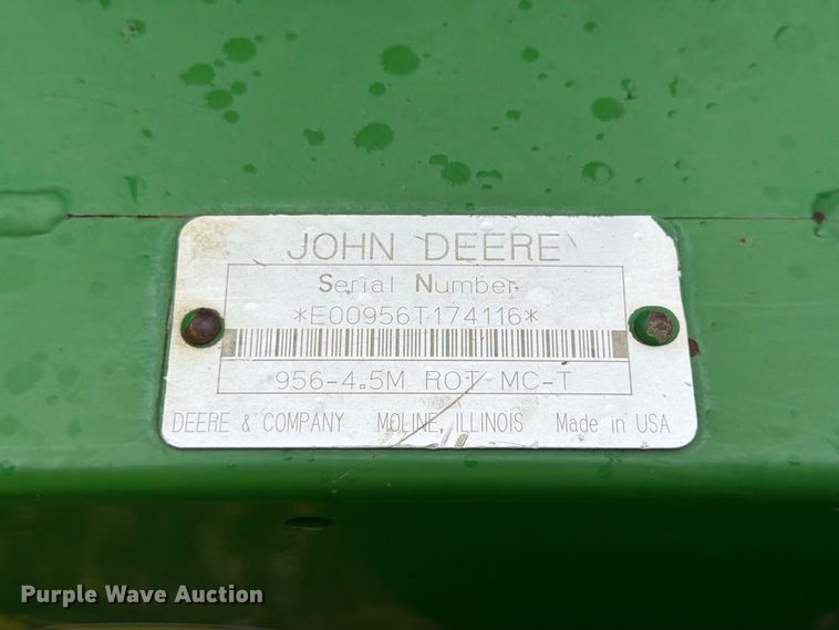 image for item YA5480 John Deere 956 swather / windrower