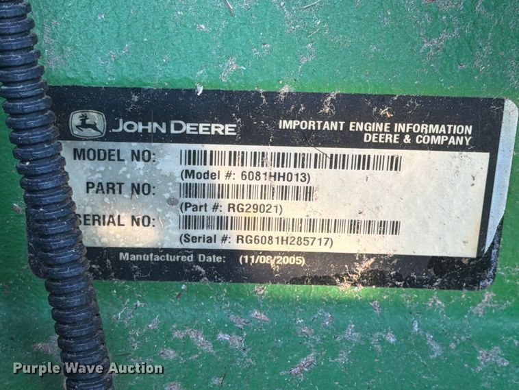 image for item YA5721 2004 John Deere 9660STS combine