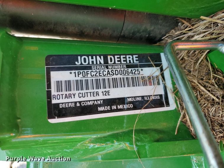 image for item YA5732 2025 John Deere FC12E batwing rotary mower