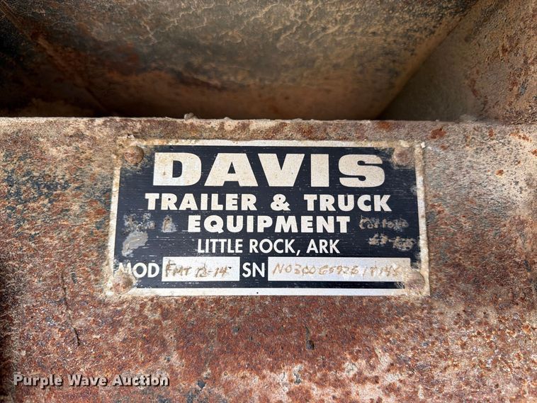 image for item DT3008 Davis FMT 12-14 dump bed