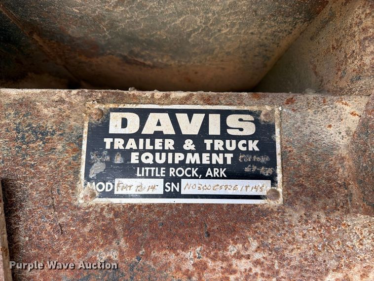 image for item DT3008 Davis FMT 12-14 dump bed