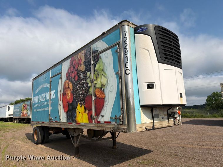 image for item DV8518 2017 CIMC refrigerated van trailer