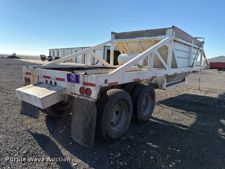 image for item DV8709 2012 Leach bottom dump trailer
