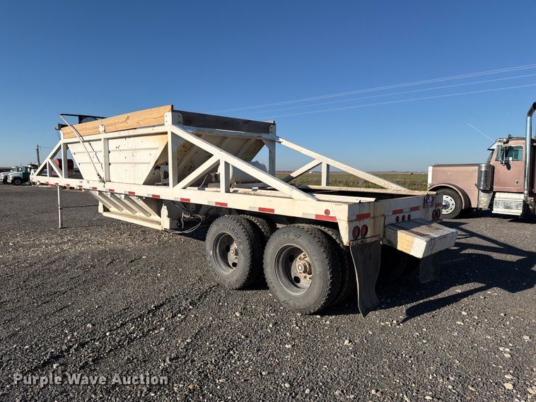 image for item DV8709 2012 Leach bottom dump trailer
