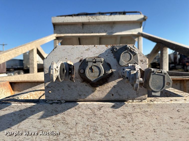 image for item DV8709 2012 Leach bottom dump trailer