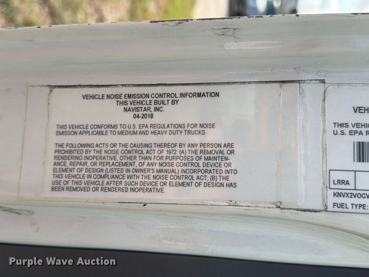 image for item EA7381 2019 International DuraStar 4300 refrigerated truck