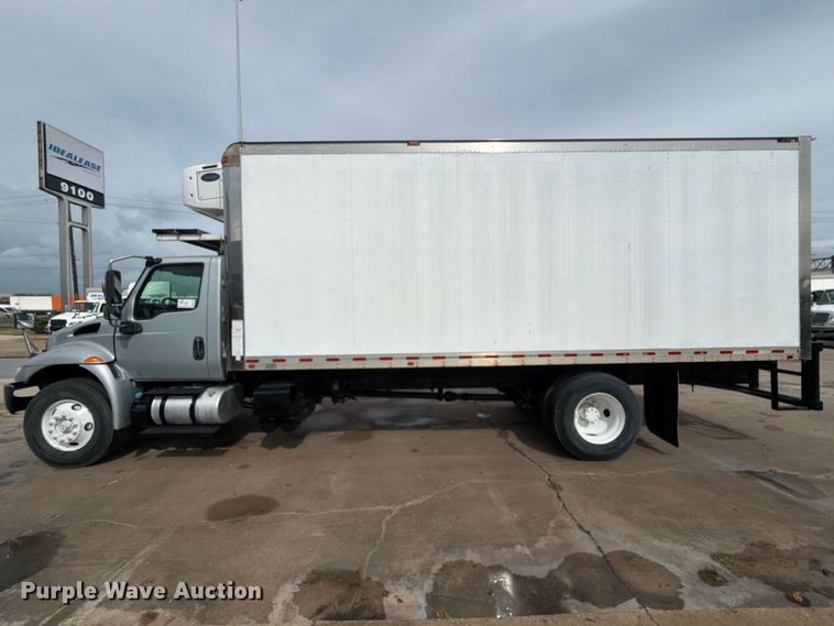 image for item EA7386 2020 International MV607 refrigerated truck