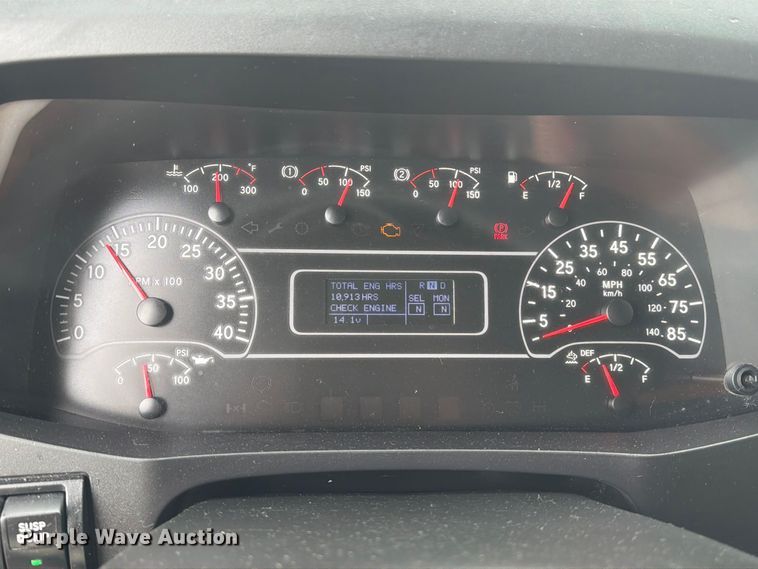 image for item EA7387 2020 International MV607 refrigerated truck