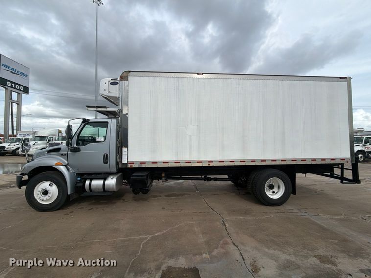 image for item EA7388 2020 International MV607 refrigerated truck