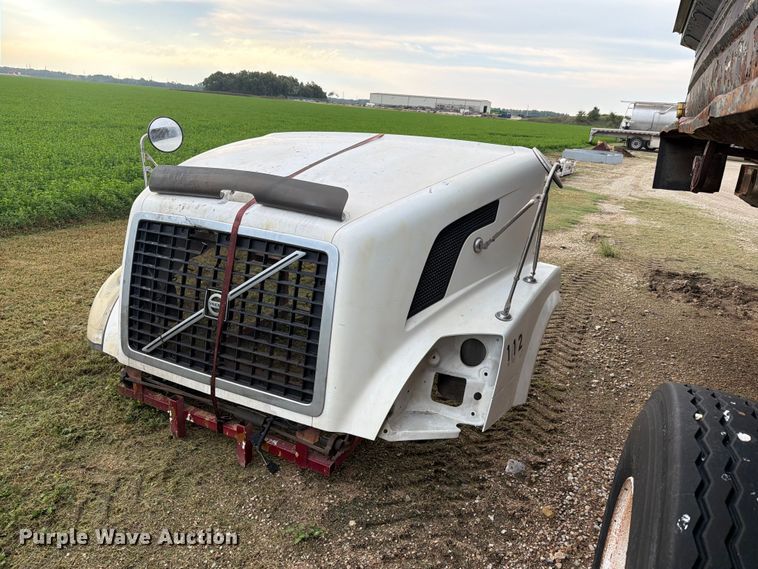 Volvo semi truck hood