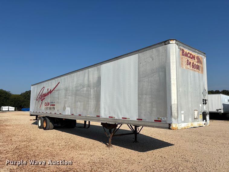 image for item ER3345 1999 Stoughton dry van trailer