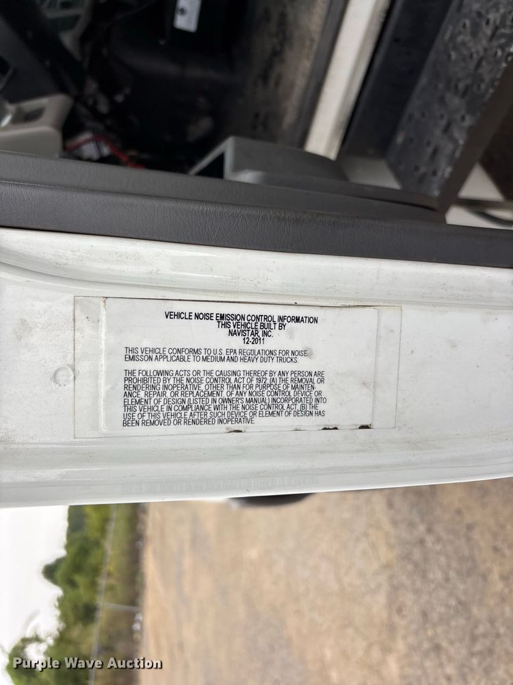 image for item ER3381 2012 International DuraStar 4300 street sweeper truck