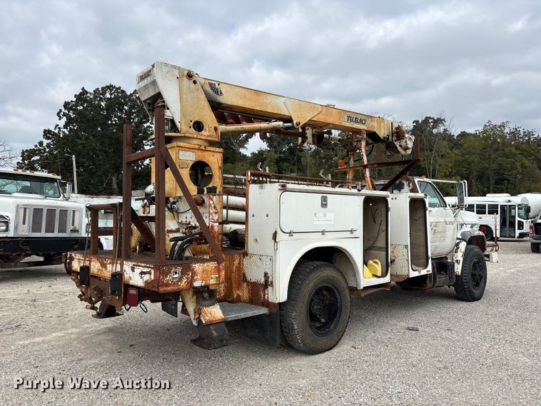 image for item ER3419 1988 GMC C7 digger derrick truck
