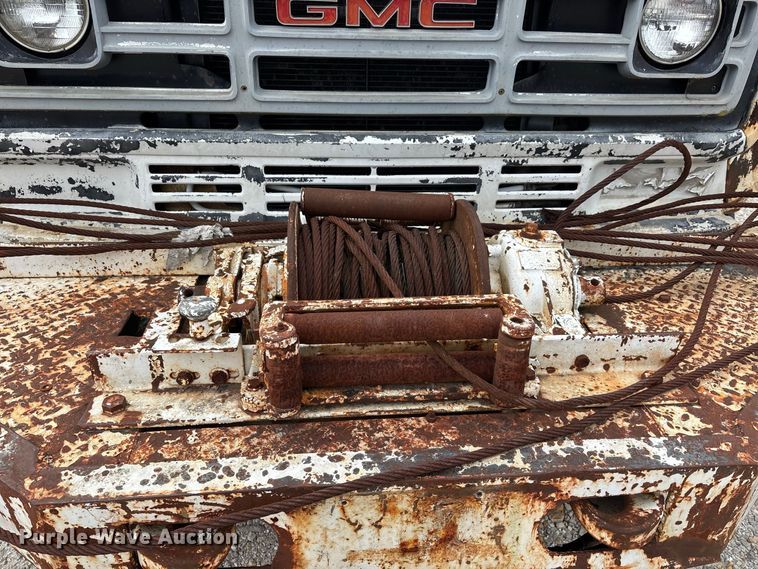 image for item ER3419 1988 GMC C7 digger derrick truck