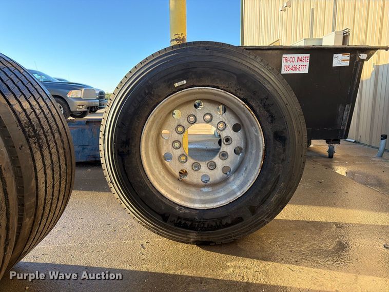 image for item EW5178 (3) Michelin 445/50R22.5 tires and wheels