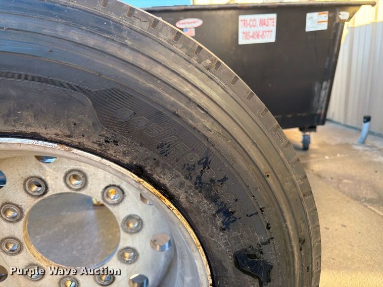 image for item EW5178 (3) Michelin 445/50R22.5 tires and wheels