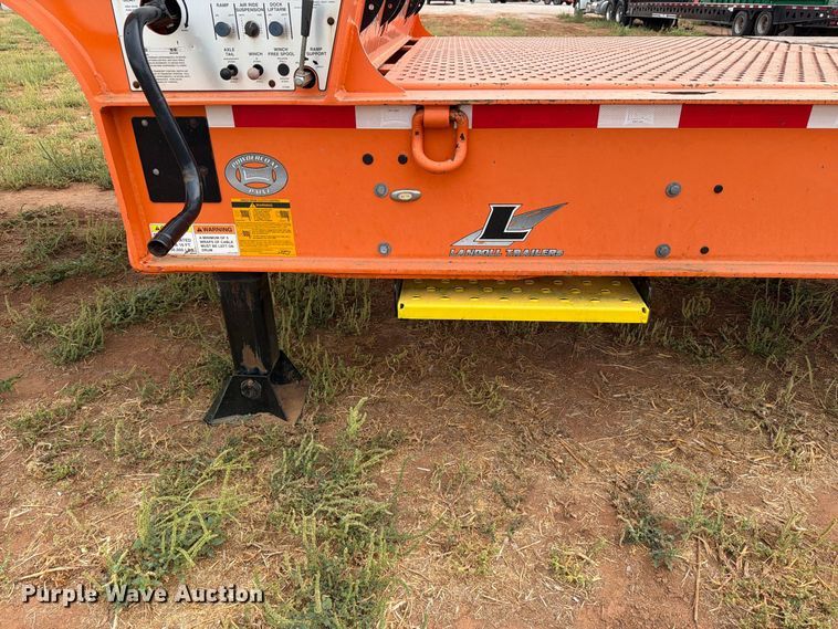 image for item EW8966 2020 Landoll 930E drop deck hydraulic tail equipment trailer