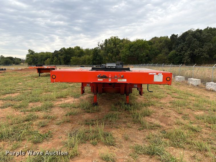 image for item EW8967 2022 Trail-Eze TE401 drop tilt deck equipment trailer
