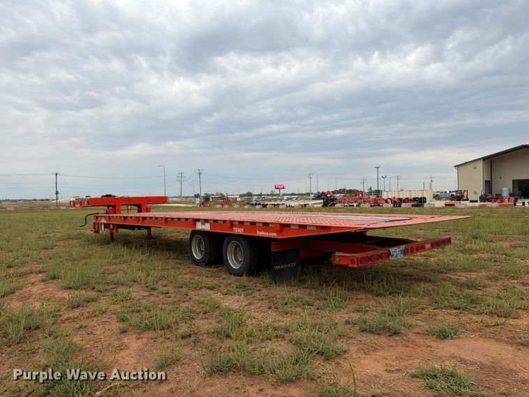 image for item EW8967 2022 Trail-Eze TE401 drop tilt deck equipment trailer