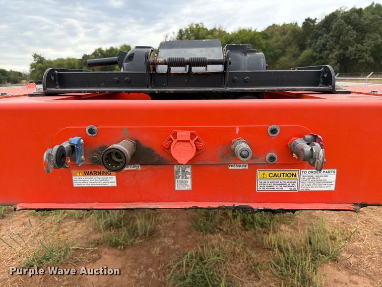 image for item EW8967 2022 Trail-Eze TE401 drop tilt deck equipment trailer