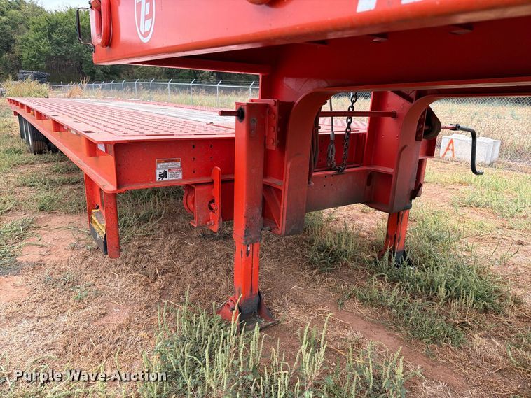 image for item EW8967 2022 Trail-Eze TE401 drop tilt deck equipment trailer