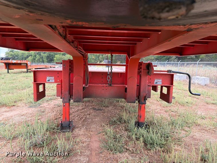 image for item EW8967 2022 Trail-Eze TE401 drop tilt deck equipment trailer