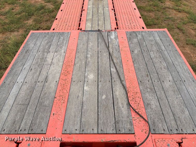 image for item EW8967 2022 Trail-Eze TE401 drop tilt deck equipment trailer