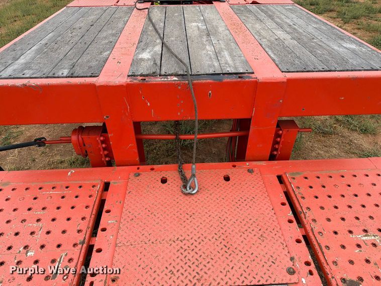 image for item EW8967 2022 Trail-Eze TE401 drop tilt deck equipment trailer