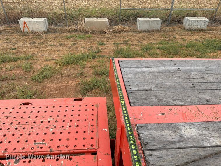 image for item EW8967 2022 Trail-Eze TE401 drop tilt deck equipment trailer