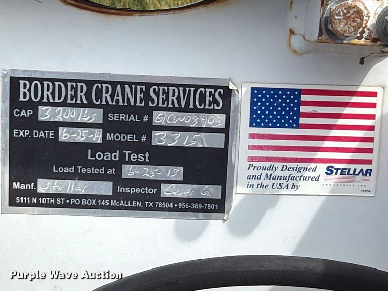 image for item EX4316 Stellar 3315 truck crane