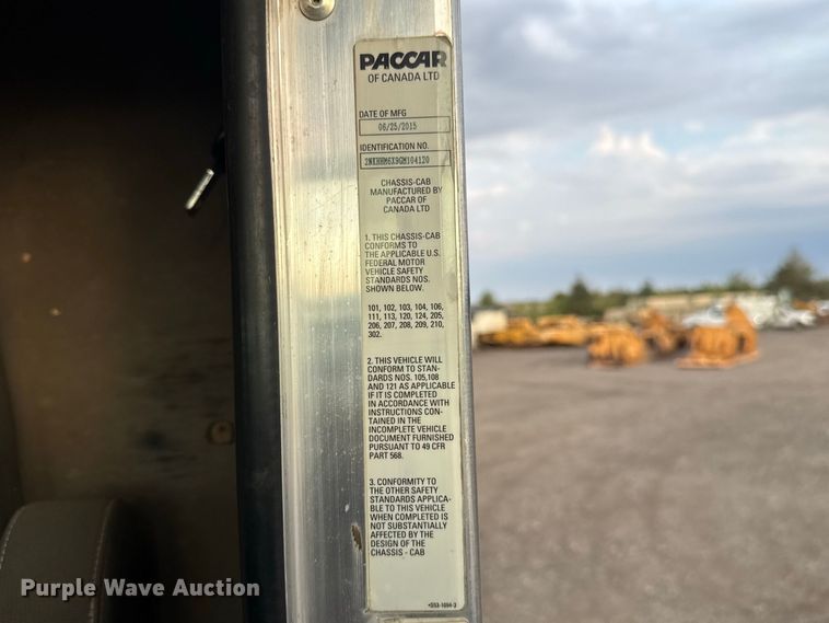 image for item FC4452 2016 Kenworth T270 truck cab and chassis