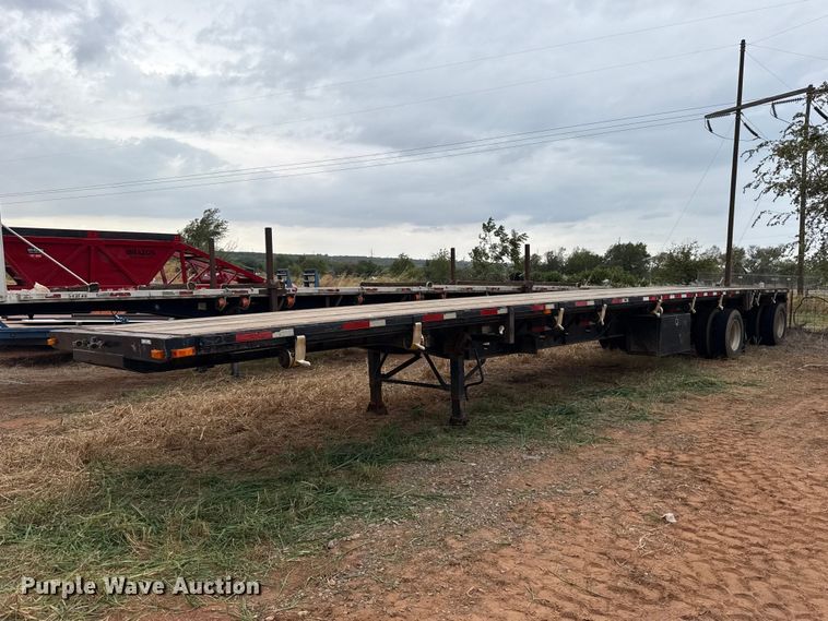 2001 Transcraft flatbed trailer