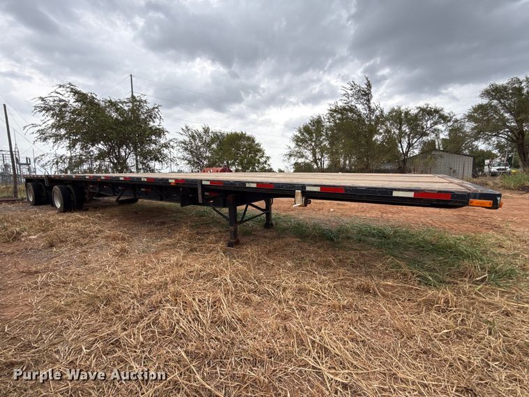 image for item FC4473 2001 Transcraft flatbed trailer