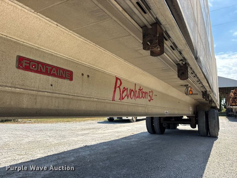 image for item FG0727 2015 Fontaine Revolution 52 conestoga trailer