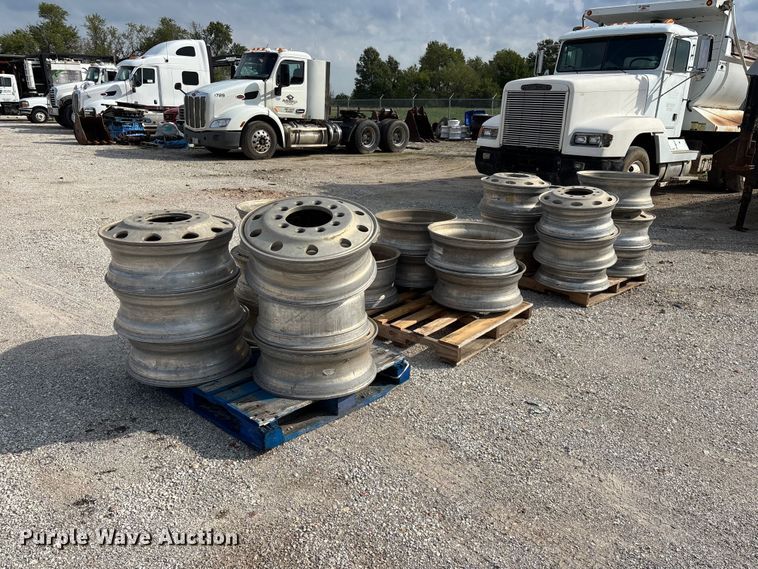 (25) 10 lug aluminum wheels