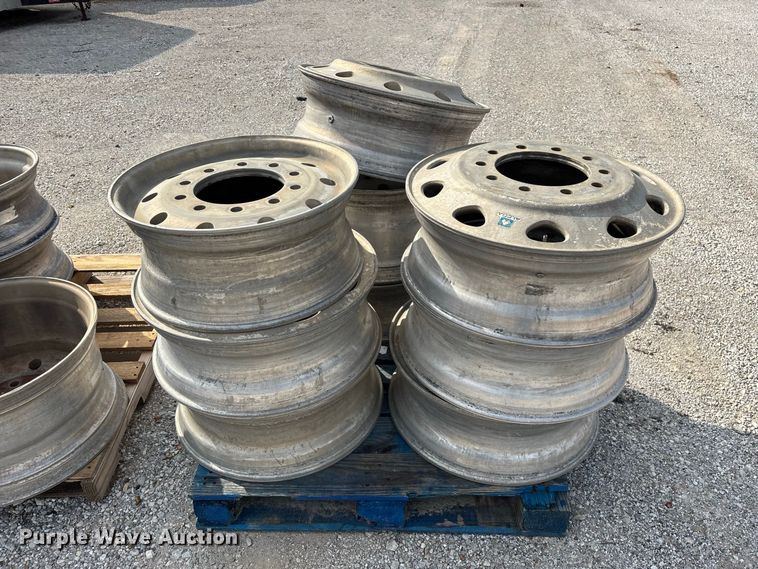 image for item FG0731 (25) 10 lug aluminum wheels