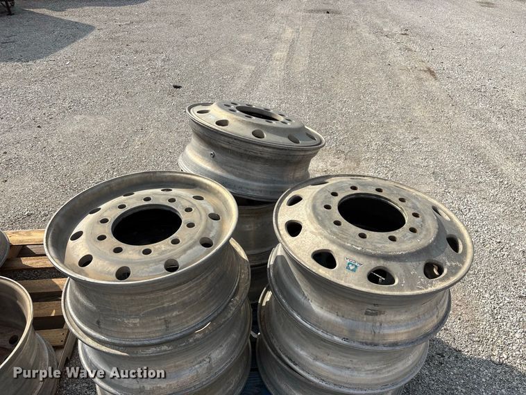 image for item FG0731 (25) 10 lug aluminum wheels