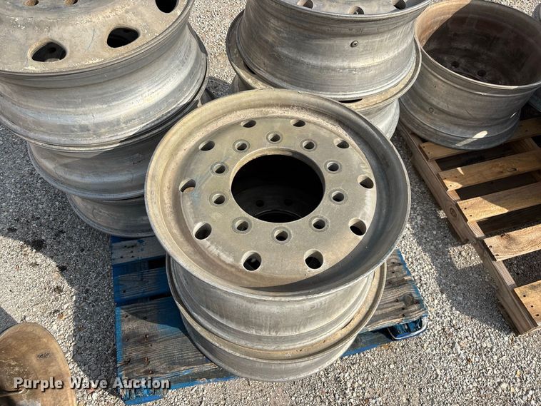 image for item FG0731 (25) 10 lug aluminum wheels