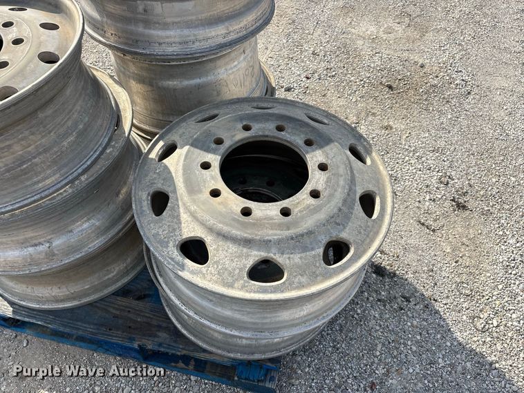 image for item FG0731 (25) 10 lug aluminum wheels