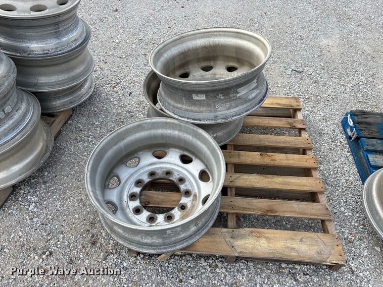 image for item FG0731 (25) 10 lug aluminum wheels