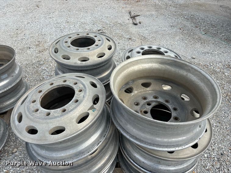 image for item FG0731 (25) 10 lug aluminum wheels