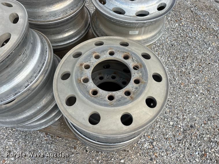 image for item FG0731 (25) 10 lug aluminum wheels