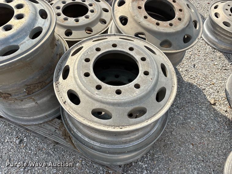 image for item FG0731 (25) 10 lug aluminum wheels