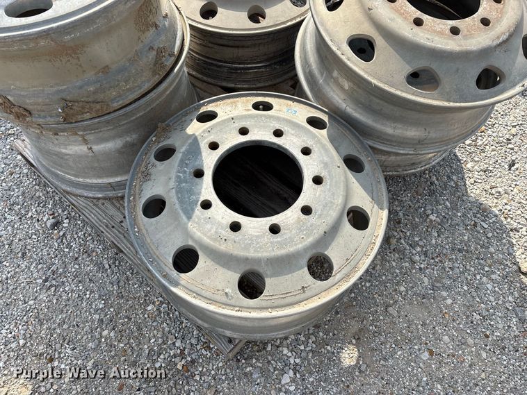 image for item FG0731 (25) 10 lug aluminum wheels