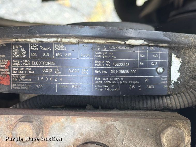 image for item FG3018 1999 Freightliner FL70 box truck