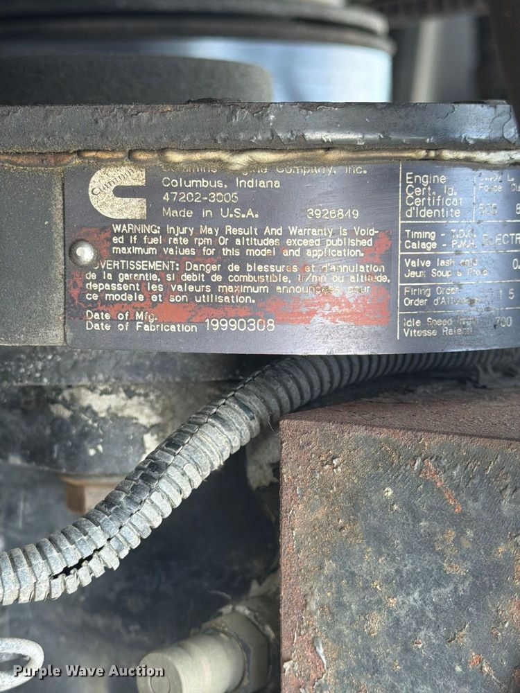 image for item FG3018 1999 Freightliner FL70 box truck