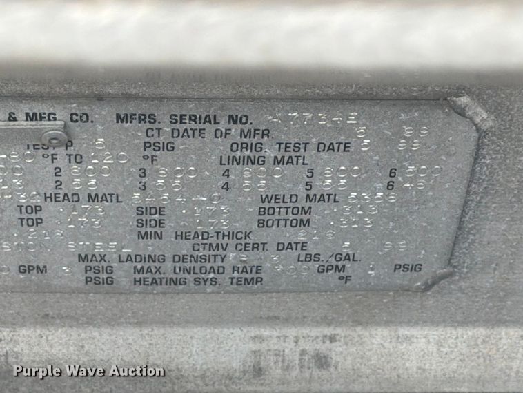 image for item FG3025 2012 Mack Granite fuel truck